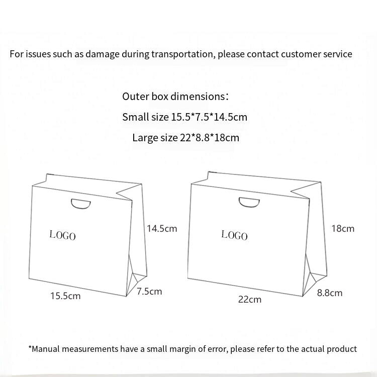Custom Solid Color Paper Gift Bags with Satin Ribbon Handles MOQ 100pcs | Jewelry Bags | Make-up Bags