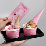 Custom Ice Cream Cups – Branded Paper Dessert Cups (MOQ 5000) | Laribbons Custom - laribbons Custom Shop