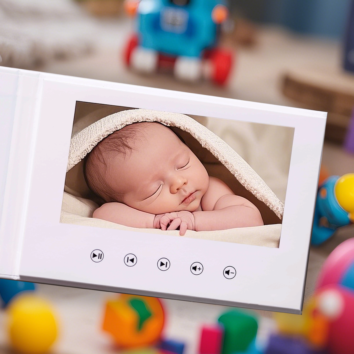 Personalized Video Book | Video Album that plays video | Wedding Gifts, Anniversary Gift, Birthday Gift, Video Gift, Video Frame