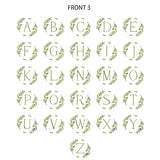 Custom Embroidered Wreath Sash | Monogram new home customized | LaRibbons - laribbons Custom Shop