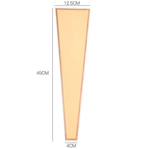 Gold - Trimmed OPP Single Flower Sleeves | JKJB.DZD | Laribbons Custom - laribbons