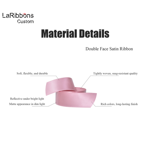 Custom Printed satin Ribbon – Personalized Logo, Text & Icons | 100 Yards Per Roll | Laribbons Custom