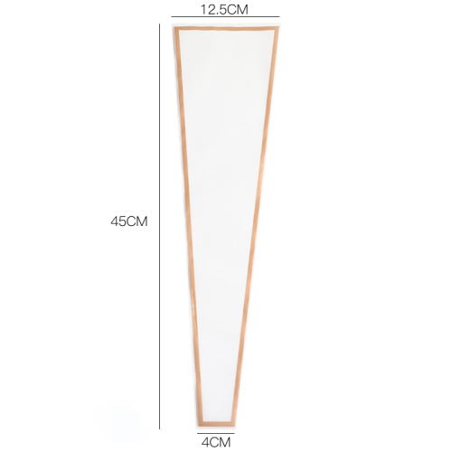 Gold - Trimmed OPP Single Flower Sleeves | JKJB.DZD | Laribbons Custom - laribbons