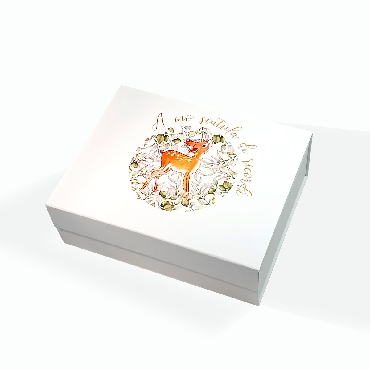 Glossy Laminated Magnetic Foldable Rigid Gift Box - Medium Size | Multiple Colors | Custom Logo Available