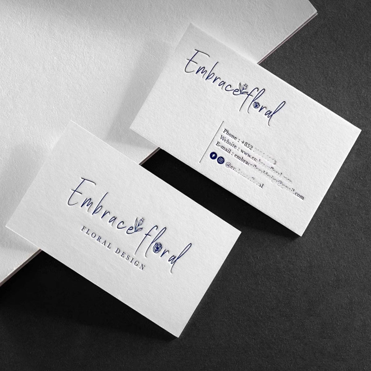 Standard Business Cards | Clear printing | Laribbons - laribbons Custom Shop