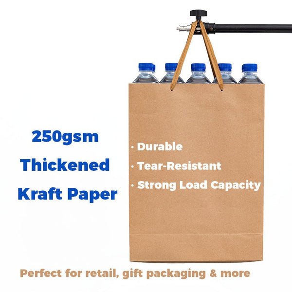 Custom Logo Paper Bags – 250gsm | 30 Sizes · 10 Colors · Ready to Ship | Laribbons Custom - laribbons Custom Shop