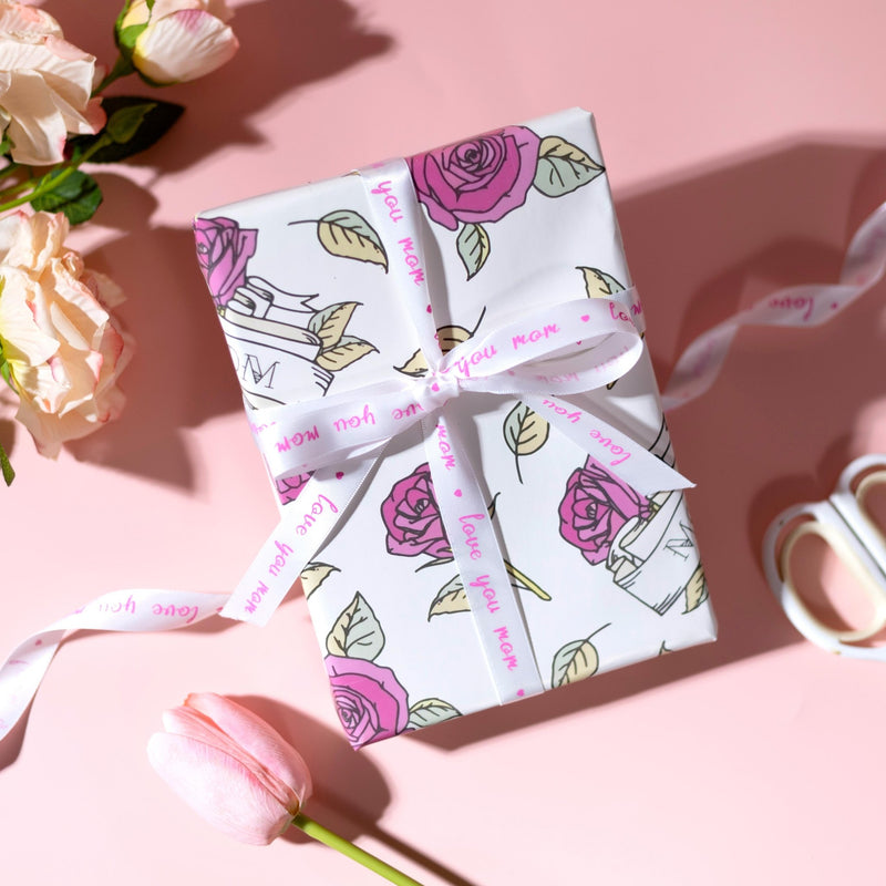 Custom Flat Wrapping Paper | Personalized Gift Wrap & Branded Packaging | LaRibbons - laribbons Custom Shop