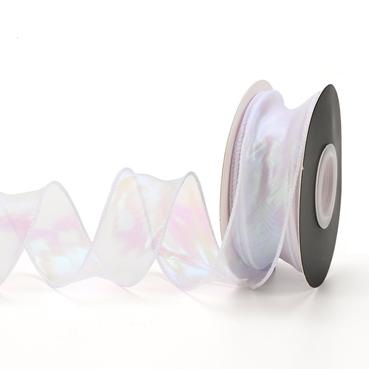 Luxury Iridescent Organza Ribbon – 1.5" Wide | 10 Yards per Roll | Wedding & Florist Decoration | Laribbons Custom - laribbons Custom Shop