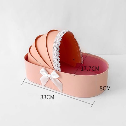 33×17.7×8cm Cradle - Style Flower Gift Box | B.YLH | Laribbons Custom - laribbons