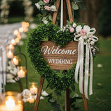 Custom Boxwood Wreath – Handmade Preserved Greenery for Door & Decor | Laribbons Custom - laribbons Custom Shop