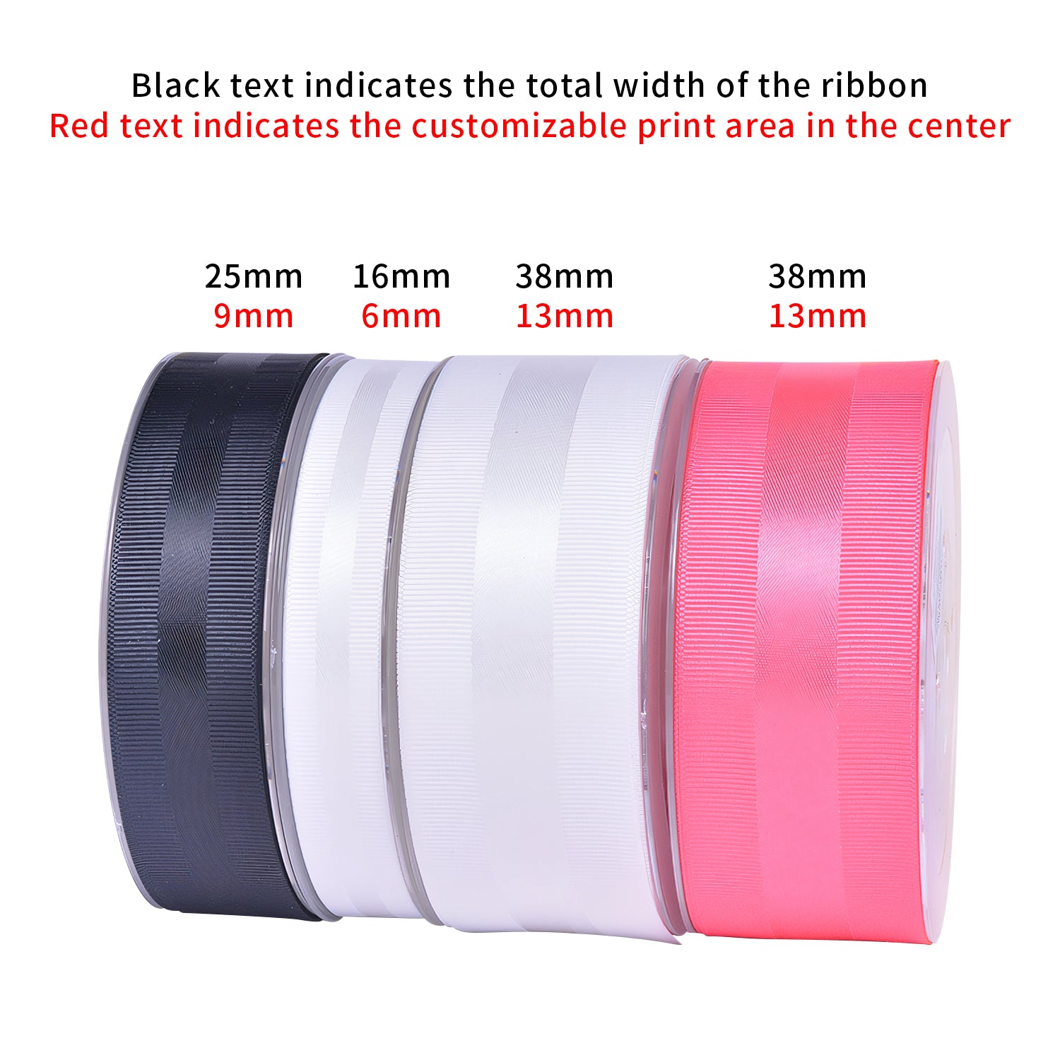 Elegant Custom Grosgrain Edge Satin Ribbon - 100 Yards per Roll for Crafting, Decorating, and Gift Wrapping - laribbons Custom Shop