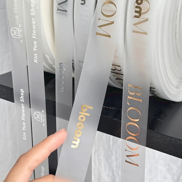 Custom Clear TPU Ribbon - Waterproof Gift Wrapping Ribbon for Christmas & Wedding