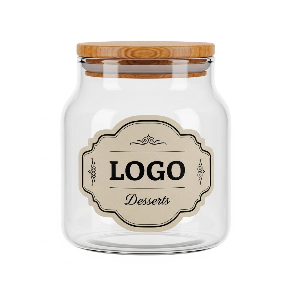 Custom Kraft Paper Stickers | Rustic & Eco - Friendly Style | Laribbons Custom - laribbons Custom Shop