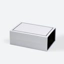 White with Black Border