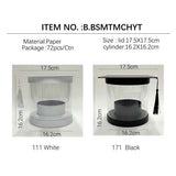 Graduation Cap Clear Flower Bucket Box | B.BSMTMCHYT | Laribbons Custom - laribbons