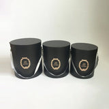 Round Flower Bucket Gift Box with Handle | B.SLBBT | Laribbons Custom - laribbons