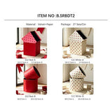 Polka Dot Velvet Flower Boxes | B.SRBDT2 | Laribbons Custom - laribbons