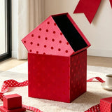 Polka Dot Velvet Flower Boxes | B.SRBDT2 | Laribbons Custom - laribbons