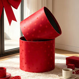 Polka Dot Velvet Flower Boxes | B.SRBDT2 | Laribbons Custom - laribbons