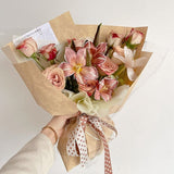 56x56cm BOPP Vintage Damask Flower Packaging Sheets | P - BCZBLK | MOQ 100pcs | Laribbon Custom - laribbons