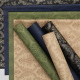 56x56cm BOPP Vintage Damask Flower Packaging Sheets | P - BCZBLK | MOQ 100pcs | Laribbon Custom - laribbons