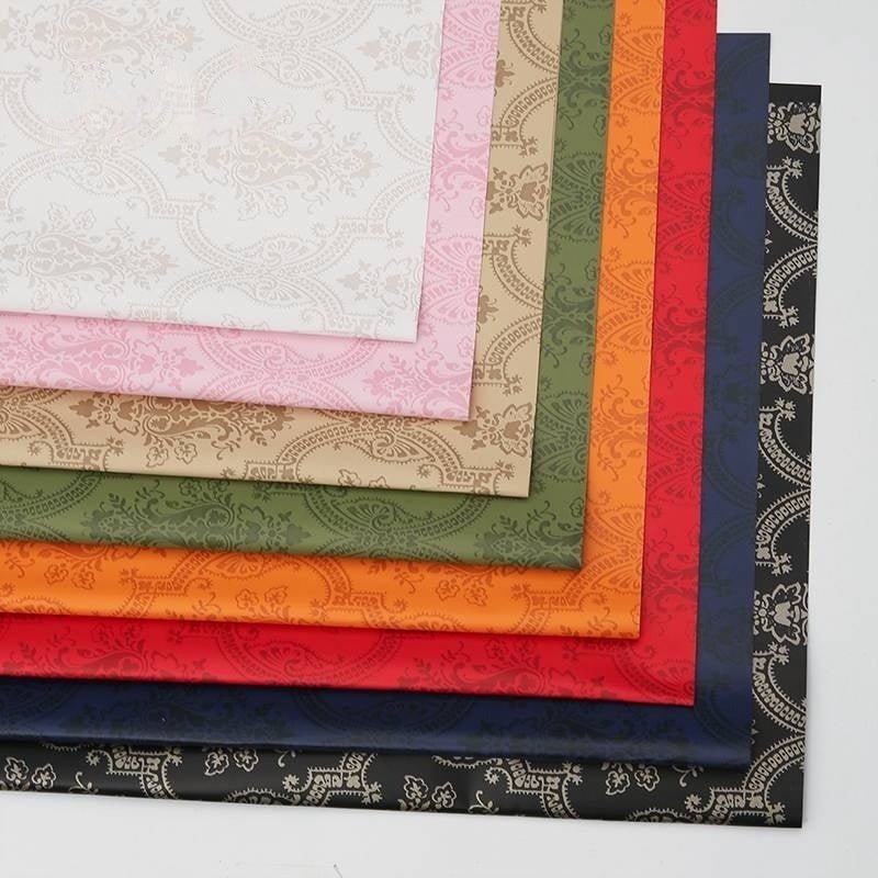 56x56cm BOPP Vintage Damask Flower Packaging Sheets | P - BCZBLK | MOQ 100pcs | Laribbon Custom - laribbons