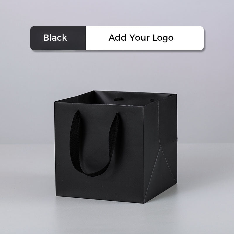 Custom Logo Paper Bags – 250gsm | 30 Sizes · 10 Colors · Ready to Ship | Laribbons Custom - laribbons Custom Shop