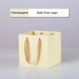 Custom Logo Paper Bags – 250gsm | 30 Sizes · 10 Colors · Ready to Ship | Laribbons Custom - laribbons Custom Shop
