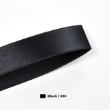Wholesale Double Faced Satin Ribbon – Black, White & Gray Color Series – 3/8