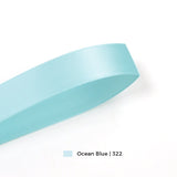 Wholesale Double Faced Satin Ribbon – Light Blue Color Series – 3/8