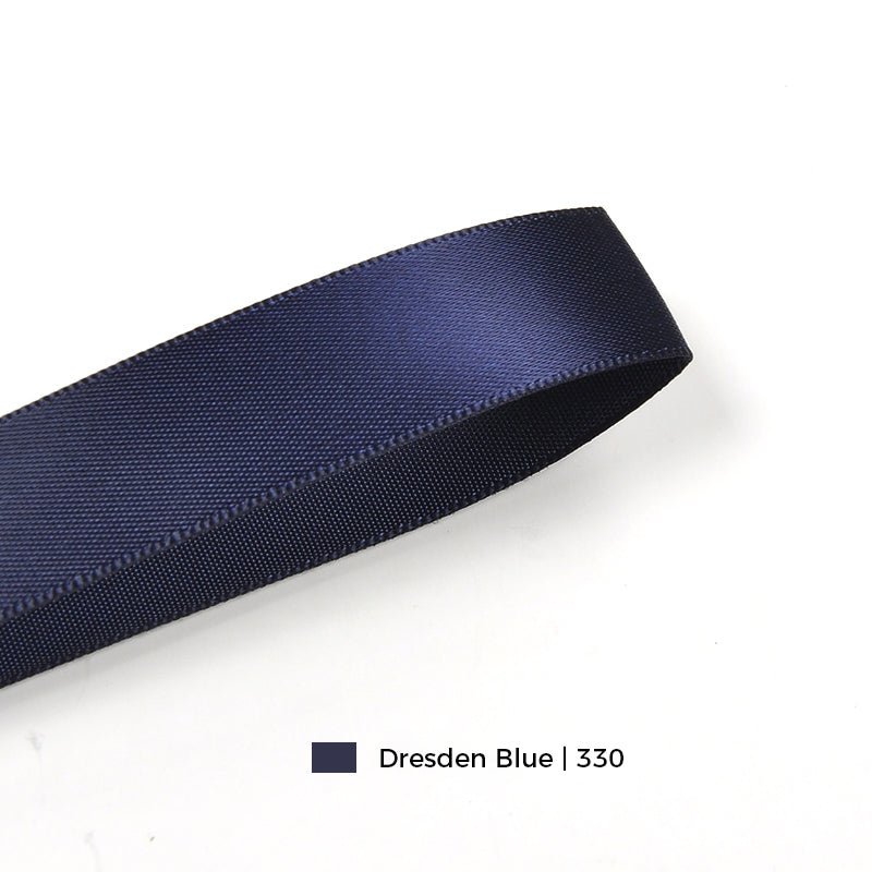 Wholesale Double Faced Satin Ribbon – Dark Blue & Navy Color Series – 3/8", 5/8", 7/8", 1.5" Wide – 100 Yards Per Roll – Bulk 500 Yards Minimum | Laribbons Custom - laribbons Custom Shop