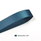 Wholesale Double Faced Satin Ribbon – Dark Blue & Navy Color Series – 3/8
