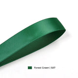 Wholesale Double Faced Satin Ribbon – Green Color Series – 3/8