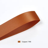 Wholesale Double Faced Satin Ribbon – Dark Brown Color Series – 3/8