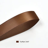 Wholesale Double Faced Satin Ribbon – Dark Brown Color Series – 3/8