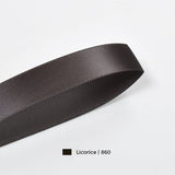Wholesale Double Faced Satin Ribbon – Dark Brown Color Series – 3/8