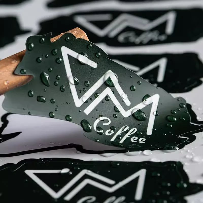 Custom White Vinyl Stickers | Weatherproof & Durable for Packaging | Laribbons Custom - laribbons Custom Shop