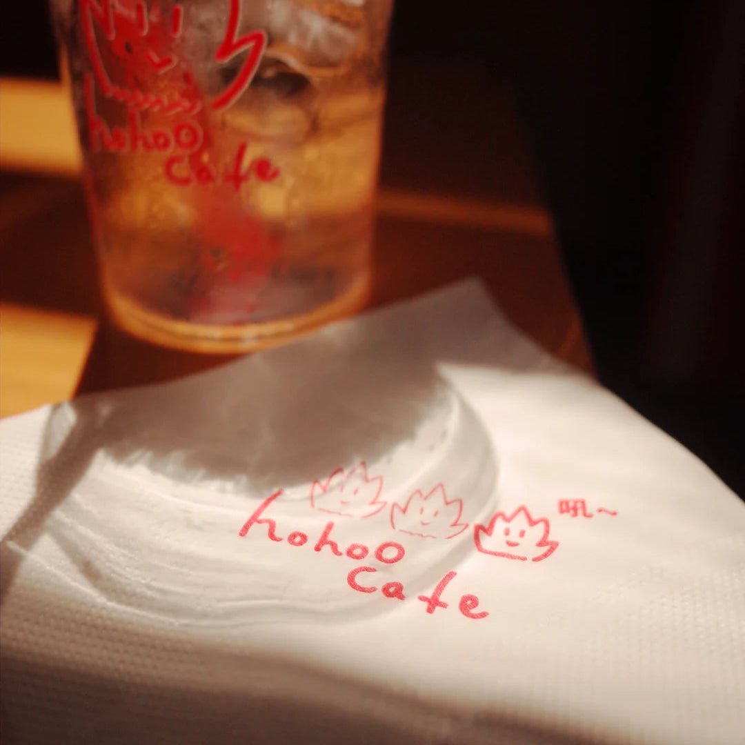 Custom 2 - Ply Napkins with Logo | White, FSC Certified, Food - Safe Ink | Laribbons Custom - laribbons Custom Shop