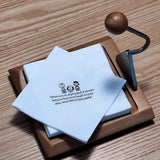 Custom 2 - Ply Napkins with Logo | White, FSC Certified, Food - Safe Ink | Laribbons Custom - laribbons Custom Shop