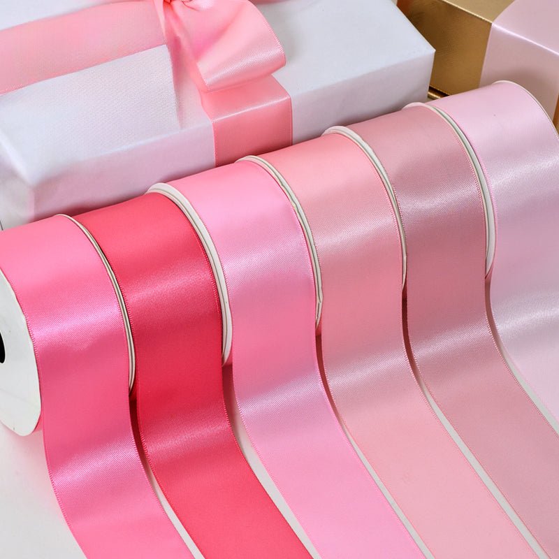 Wholesale Double Faced Satin Ribbon – Pink Color Series – 3/8