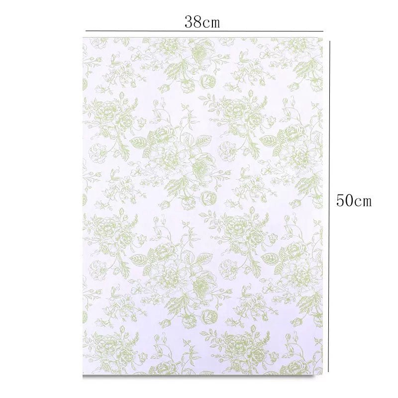 38x50cm Floral Print Flower Packaging Sheets | P - FGFHYSZ | MOQ 100pcs | Laribbon Custom - laribbons