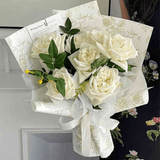 38x50cm Floral Print Flower Packaging Sheets | P - FGFHYSZ | MOQ 100pcs | Laribbon Custom - laribbons