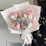 38x50cm Floral Print Flower Packaging Sheets | P - FGFHYSZ | MOQ 100pcs | Laribbon Custom - laribbons