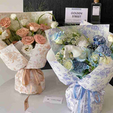 38x50cm Floral Print Flower Packaging Sheets | P - FGFHYSZ | MOQ 100pcs | Laribbon Custom - laribbons