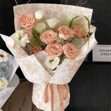 38x50cm Floral Print Flower Packaging Sheets | P - FGFHYSZ | MOQ 100pcs | Laribbon Custom - laribbons