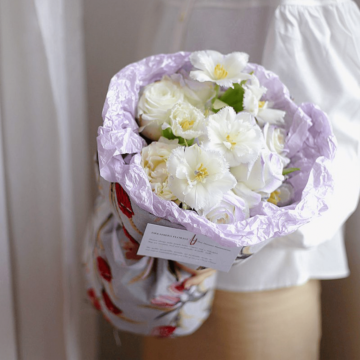 50x70cm Textured Paper Flower Packaging Sheets | P - GCNC | MOQ 100pcs | Laribbon Custom - laribbons