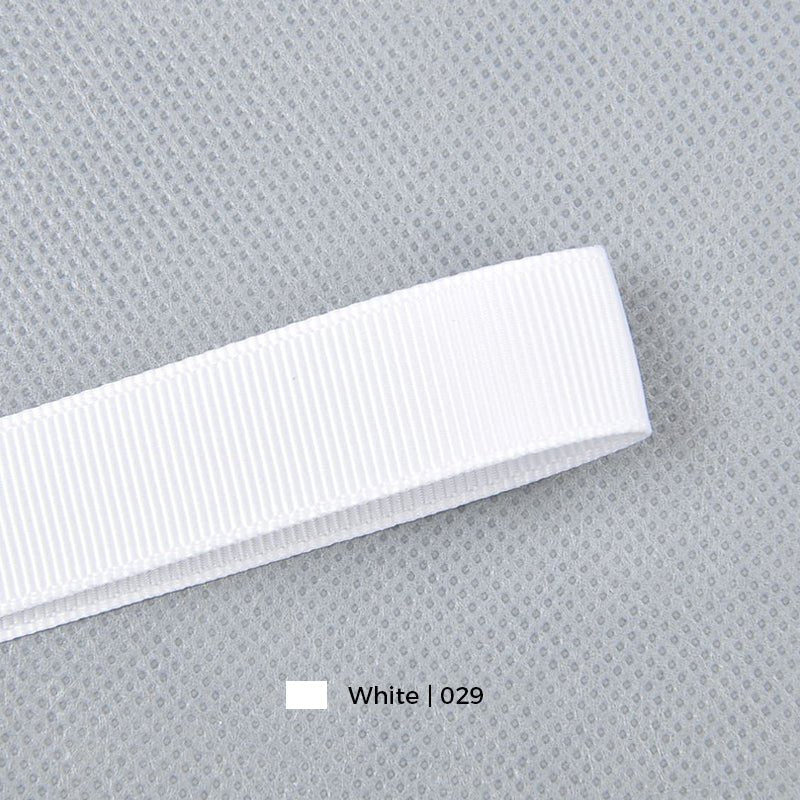 Wholesale Grosgrain Ribbon – Black, White & Gray Color Series – 3/8", 5/8", 7/8", 1.5" Wide – 100 Yards Per Roll – Bulk 500 Yards Minimum | Laribbons Custom - laribbons Custom Shop