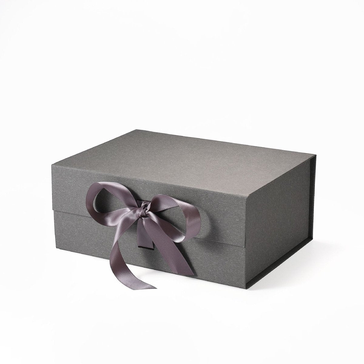 Custom Logo Ribbon Gift Boxes – 9.25×6.7×4 in, Foldable & Collapsible | 20 Colors | Laribbons Custom - laribbons Custom Shop