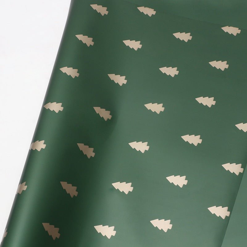 Christmas Flower Wrapping Sheets – 20 Pack, 22" x 22", Waterproof Plastic, Tear - Resistant, 17 Red, Green & White Designs | Laribbons Custom - laribbons Custom Shop