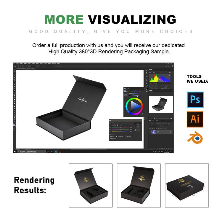 Wholesale Customized Various Deluxe Folding Boxes - Minimum Order 100pcs - laribbons Custom Shop